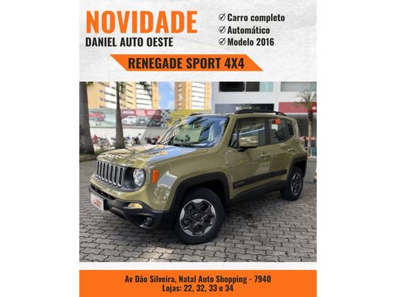 JEEP RENEGADE 2.0 16V TURBO DIESEL SPORT 4P 4X4 AUTOMÁTICO